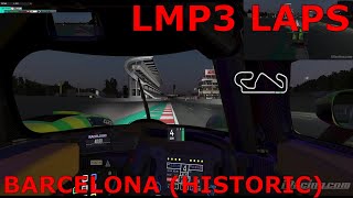 iRacing LMP3 Barcelona Historic Practice Laps 136480 [upl. by Armand]