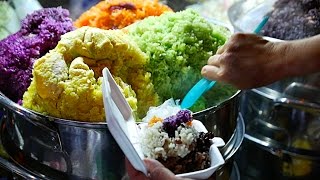 Vietnam Street Food  RAINBOW RICE  XÔI BA MÀU Ho Chi Minh City [upl. by Ariamo]