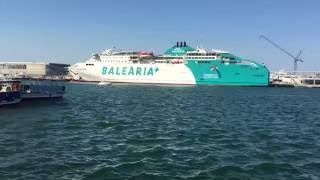 How its look ferry trip from Denia to Ibiza by Balearia Bahama Mama [upl. by Yltnerb]