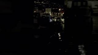 napoli mare notte mergellina porto fishingboat yacht posillipo winter sea darkness [upl. by Enitsuj725]