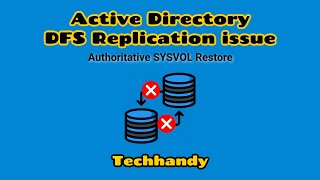 DFS Replication Issue  Authoritative SYSVOL Restore [upl. by Kara-Lynn]