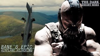 Banes Epic Airplane Hijacking  The Dark Knight Rises Full HD [upl. by Hselin]