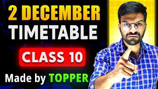 19 NOVEMBER से ऐसे पढ़ो to Score 100 in Class 10 Boards🔥 2025  Last 2 Months Strategy  Timetable [upl. by Konstantin]