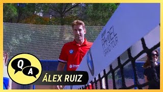 👉 ÁLEX RUIZ en J3Pregunta 🔴 ¿CÓMO te gustan las PALAS ¿HAS PENSADO en DEJAR de JUGAR al PÁDEL [upl. by Romona]