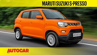 Maruti Suzuki SPresso  First Drive Review  Autocar India [upl. by Minier830]