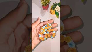 Making homemade papers earrings❤️😍🤩youtube youtubeshorts art earrings [upl. by Eicarg]