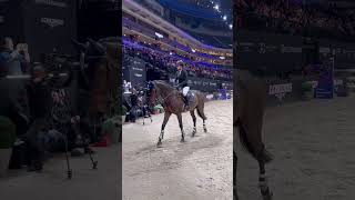 Jessica Springsteen at the Prague Playoffs 😍 showjumping [upl. by Annawik]