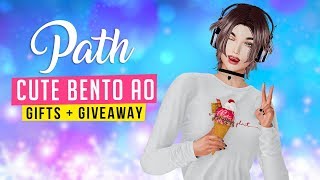 CUTE Bento AO Second Life review  GIFTS  Giveaway [upl. by Tnek]