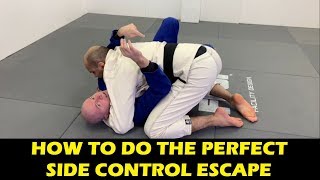 How To Do The Perfect BJJ Side Control Escape by John Danaher [upl. by O'Driscoll639]