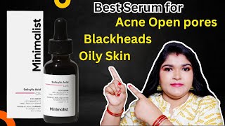 Minimalist Salicylic acid 2 serum Honest Review  How to use Salicylic acid serum in correct way [upl. by Olzsal]