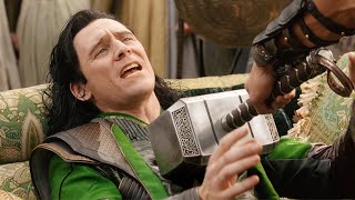 Thor Throws His Hammer At Loki  Loki As Odin Scene  Thor Ragnarok 2017 Movie Clip HD [upl. by Pelmas]