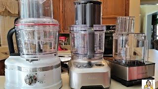 Ultimate Food Processor Review Part II Cuisinart KitchenAid Proline amp Breville Sous Chef [upl. by Vandyke]