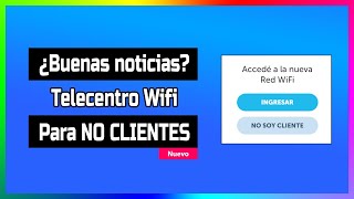 Telecentro Wifi NO CLIENTES ¿Volvió 😱 [upl. by Entirb729]