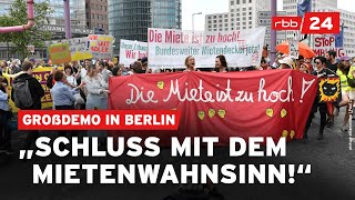 Gegen Verdrängung und „Mietenwahnsinn” Großdemo in Berlin [upl. by Merralee]