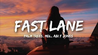 Palm Trees amp MdL  Fast Lane Lyrics ft Abi F Jones [upl. by Maurey]