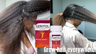 How I grew my Hair with Geritol Rapid results for fast hair growth [upl. by Percy]