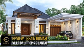 SUASANA VILLA BALI DI DALAM RUMAH WOW BENERBENER RUMAH MEWAH YANG ASRI  JASA DESAIN [upl. by Yvehc220]