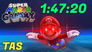 TAS Super Mario Galaxy Fast Flying Mario in 14720  4K 60ᶠᵖˢ [upl. by Cardinal]