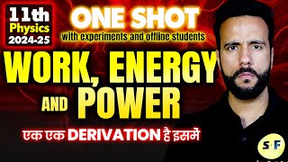 Work Energy and Power One Shot Physics 202425  Class 11th Physics with Experiment By Ashu Sir [upl. by Aihsenad]