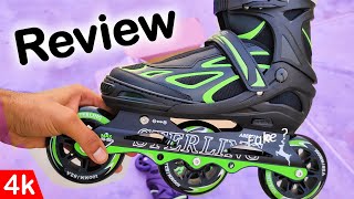 Slyk Sterling Adjustable 100mm Wheels Inline Skates  For INDOOR or OUTDOOR [upl. by Florin782]