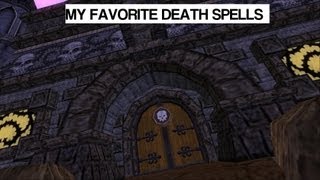 Wizard101 My Favorite Death Spells [upl. by Nosnev420]