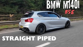 Bmw m140 straight piped b58 m140i bmw [upl. by Ardnola]