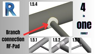 Revit Tutorial  Reinforced Pad Piping [upl. by Sophie]