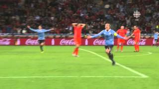 Diego Forlan Golazo Uruguay v Netherlands 2010 World Cup [upl. by Ermey]