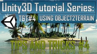 Creating a Survival Game in Unity Tips 4  Using Object2Terrain in Unity [upl. by Conrade214]