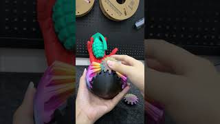 Gear Ball 3D Model by RuvenBals Printed on the Kingroon KLP1 3D Printer [upl. by Brana]