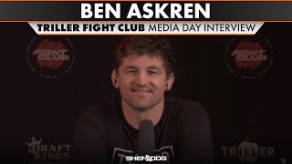 Ben Askren  PreFight Interview \ Media Day  Triller Fight Club Paul vs Askren [upl. by Hcirteid550]