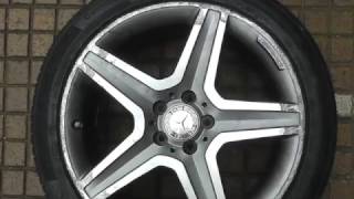 Full factory diamondcut alloy wheel refurbishment  Mercedes AMG wheel [upl. by Un]