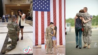 Military Coming Home Most Emotional Tik Tok Compilation 3 [upl. by Esinel443]