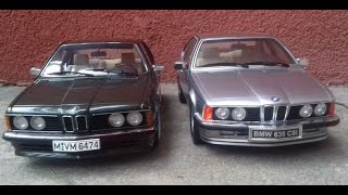 BMW 635 Csi in scale 118 by Autoart vs Otto Mobile [upl. by Oironoh]