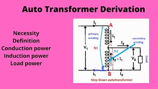 Autotransformer Derivation [upl. by Jerrine]