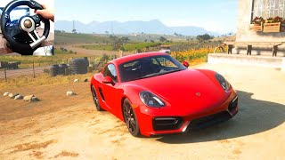 Porsche Cayman GTS 2015 Car Test  Steering Wheel Gameplay [upl. by Aramot]