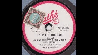 Dufleuve quot Un ptit Bibelot quot 1910 [upl. by Eerb]