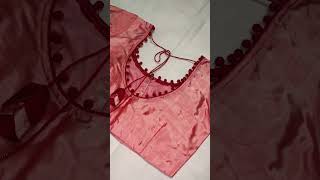 Trending Potli wala back design my work potlidesign tailoring blouse fashion blousedesign [upl. by Aloel]