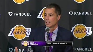 Lakers General Manager Rob Pelinka FULL Press Conference  31017  1617 NBA Season [upl. by Adela425]