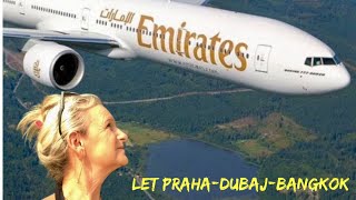 Let Praha🇨🇿  Dubaj🇦🇪  Bangkok 🇹🇭 [upl. by Fretwell]