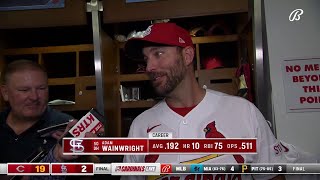 Wainwright Fridays atbat in final series an unbelievable feeling [upl. by Kravits]