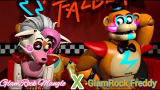 FNAF SB SFM GlamRock Mangle X GlamRock Freddy [upl. by Ullman55]