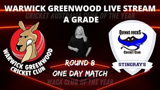 Warwick Greenwood CC Senior Men 1st Sonia Makoare v Quinns Rocks Aspire Homes [upl. by Enimajneb]