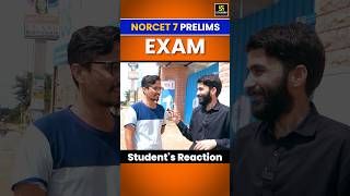 NORCET 7 Prelims Students Review shorts rajusir [upl. by Cirdnek]