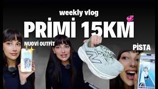 WEEK IN MY LIFE  Corro 15km  gli essenziali per correre mini HAUL torino runningmotivation [upl. by Violette]