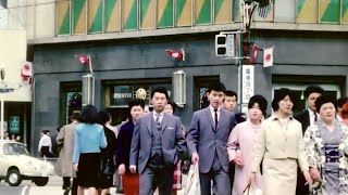 1966年の東京 60fps HD Tokyo in 1966  銀座 皇居 羽田空港 etc（改良版） [upl. by Funch]