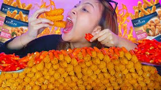 MUKBANG NUGGET SEGUNUNG  CABE RAWIT 50 BIJI 😱🤯🌶️🌶️🌶️ [upl. by Nybor]