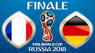 Fussball WM 2018 · FINALE · Frankreich  Deutschland nicht Kroatien 😜 · 15072018 · Moskau · 64 [upl. by Huston338]