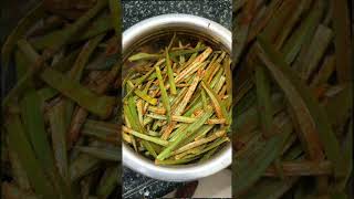 🥗 Crispy Ladys Finger Fry Recipe 🥙 Bhindi Tasty Okra Fry Recipe 🌮 Ladies finger Fry Recipe 😋 [upl. by Baron]