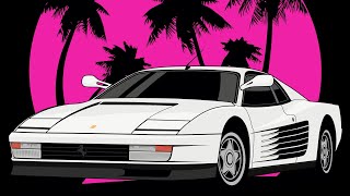 Ferrari Testarossa Miami Vice Custom Repaint Burago 118th scale [upl. by Ahmar]